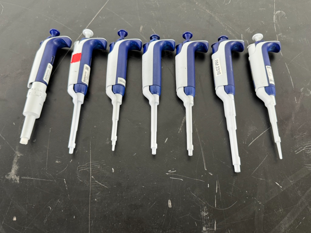 Image of Rainin Pipet-Lite XLS Single Channel Pipettes - Quantity 7